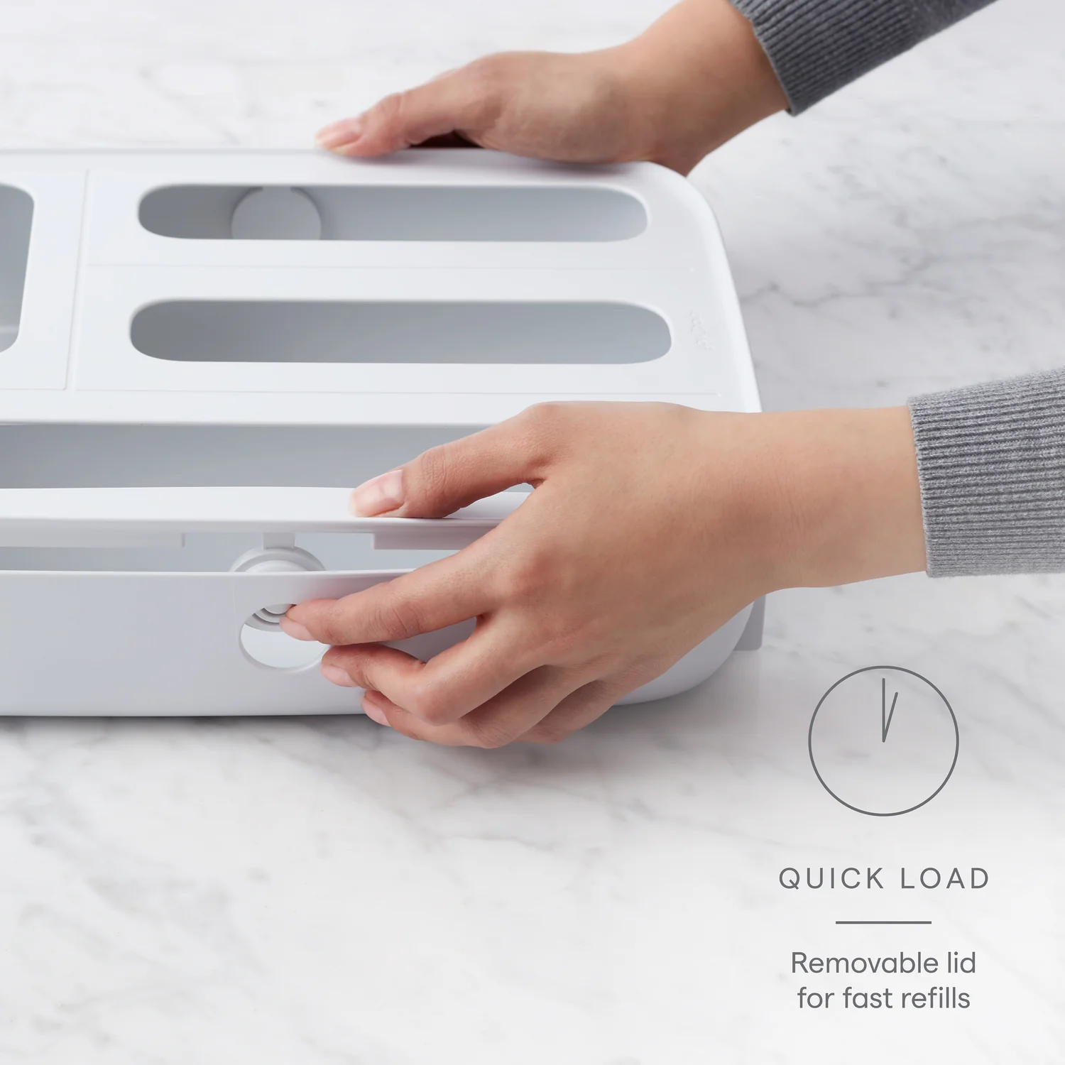 StoraBag™ Food Bag Dispenser, 4 Slot - Image 3