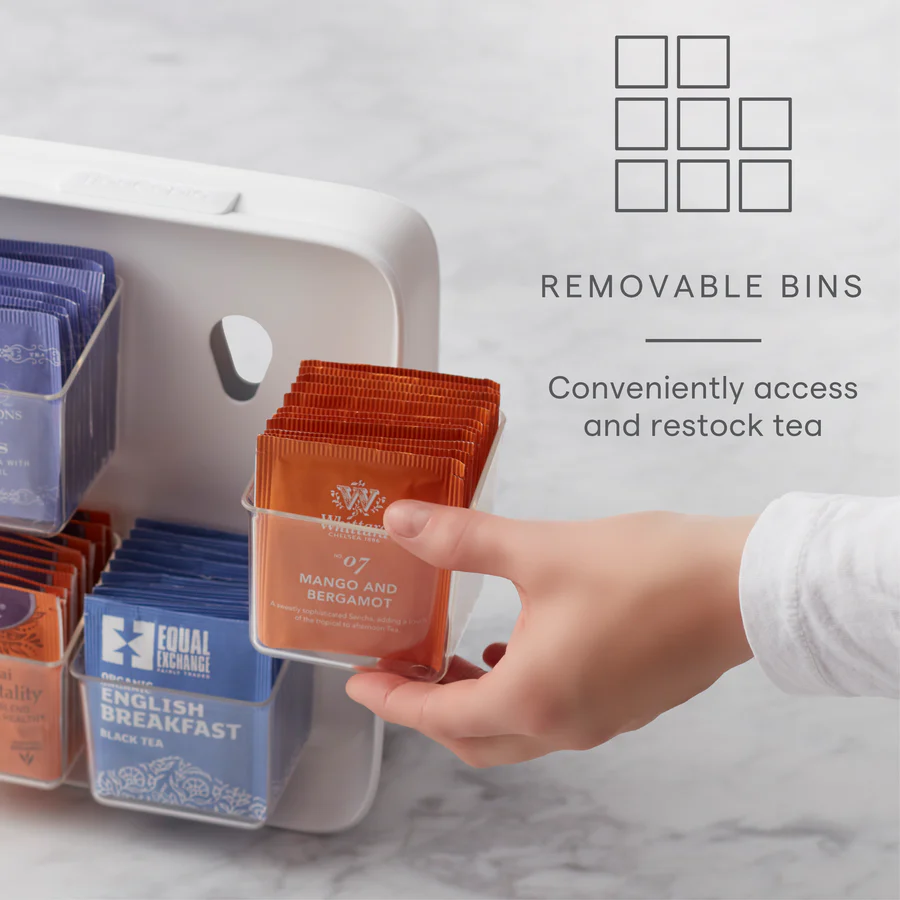SipStation™ 80 Tea Bag Organizer Caddy - Image 3